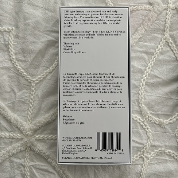 Solaris Labs LED hair brush - Picture 3 of 3